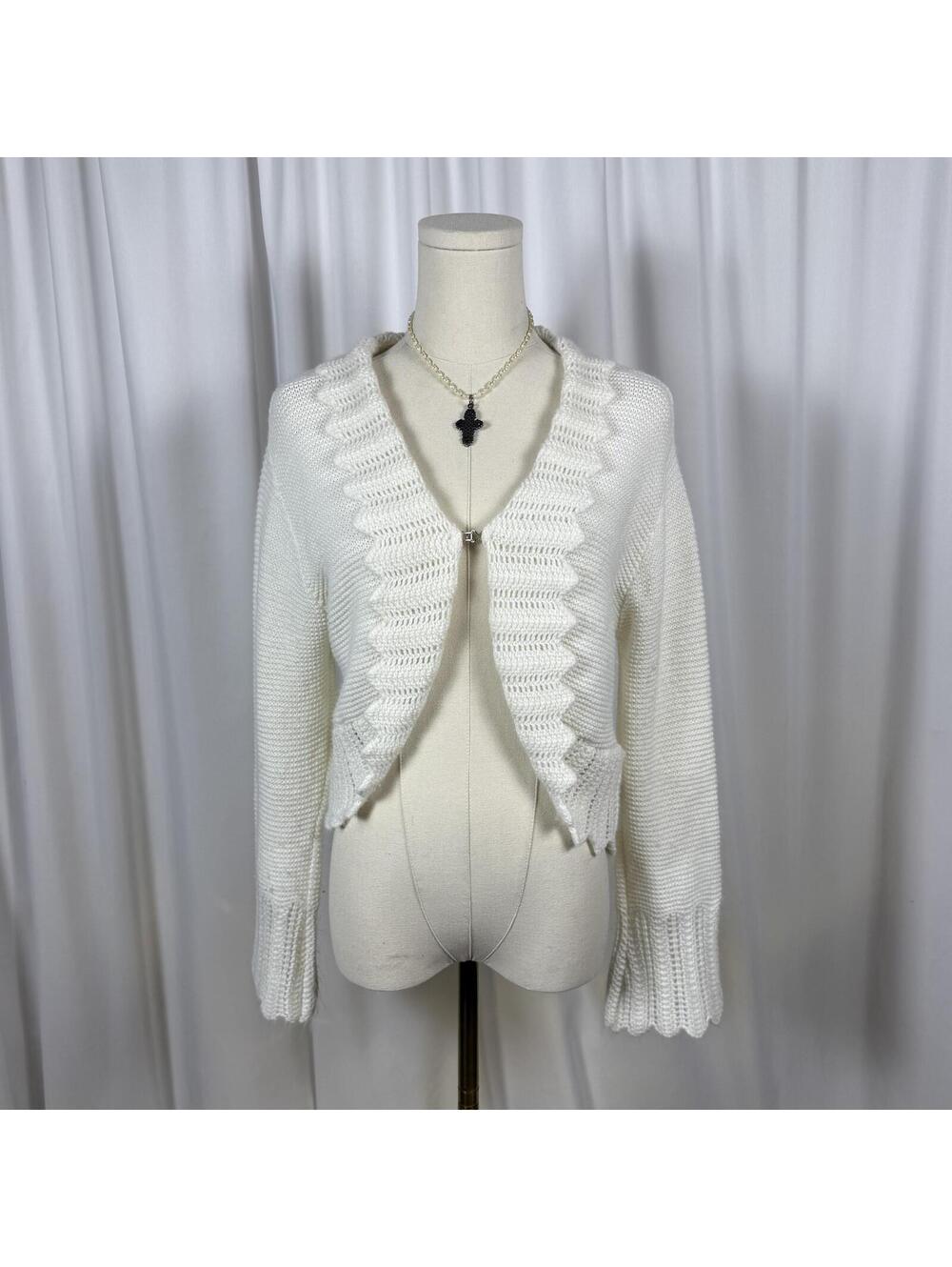 Vintage shawl bolero with clasp